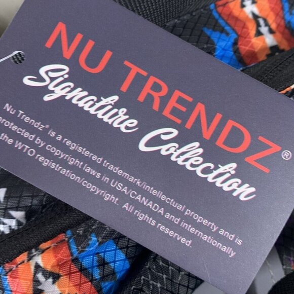 Nu Trendz Backpack Southwest Pattern Design NEW With Tags Adjustable Collapsible - Picture 3 of 6